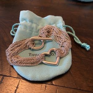 Tiffany & Co Multi Strand Heart Bracelet